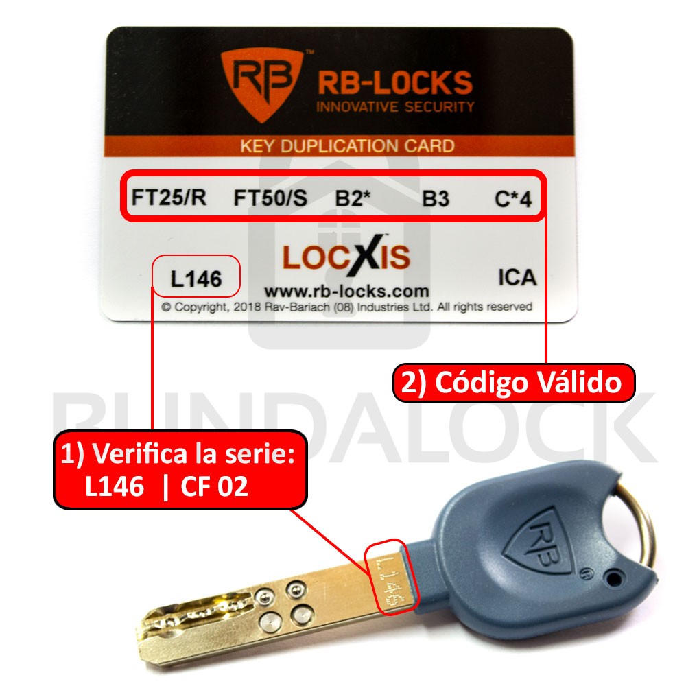 Copia de llaves RB locks