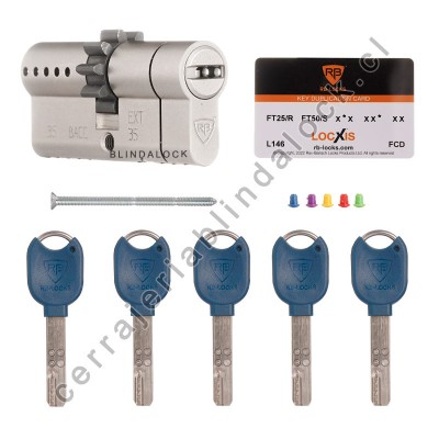 Cilindro de Alta seguridad RB Locks (RUEDA)