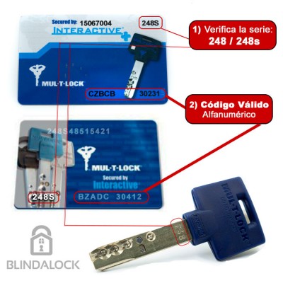 Copia de llaves Mul-t-Lock 248s
