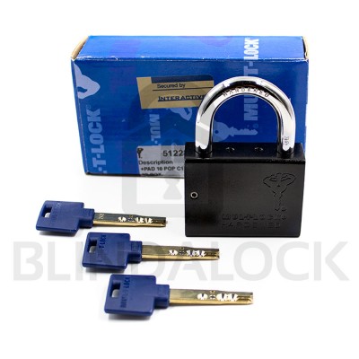 Candado Mul-t-Lock C-10 NEGRO (Interactive+)