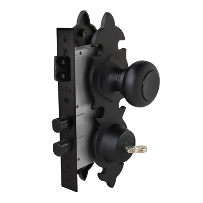 Cerradura Scanavini 6180 Negro Rústico