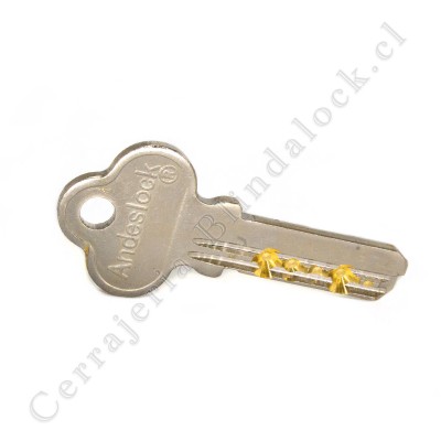 Copia de llave ANDESLOCK multipunto